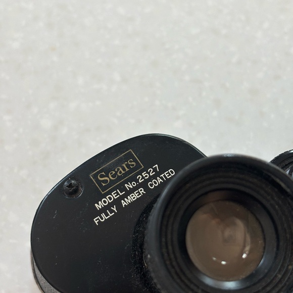 7x35 Extra Wide Angle, Amber Coated Binoculars with Case- Sears 2527 - Picture 4 of 11